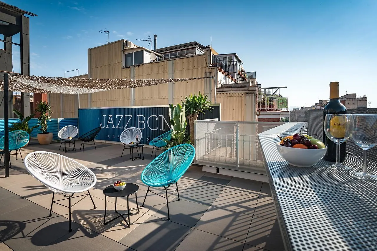 *** Lägenhetshotell Habitat Apartments Cool Jazz Barcelona Spanien